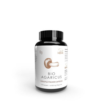 AGARICUS BLAZEI Bio Pulver Kapseln