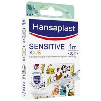 HANSAPLAST Sensitive Kinder Pflaster 6 cmx1 m