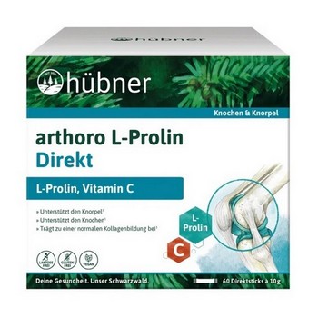 HÜBNER arthoro L-Prolin Direkt Pulver